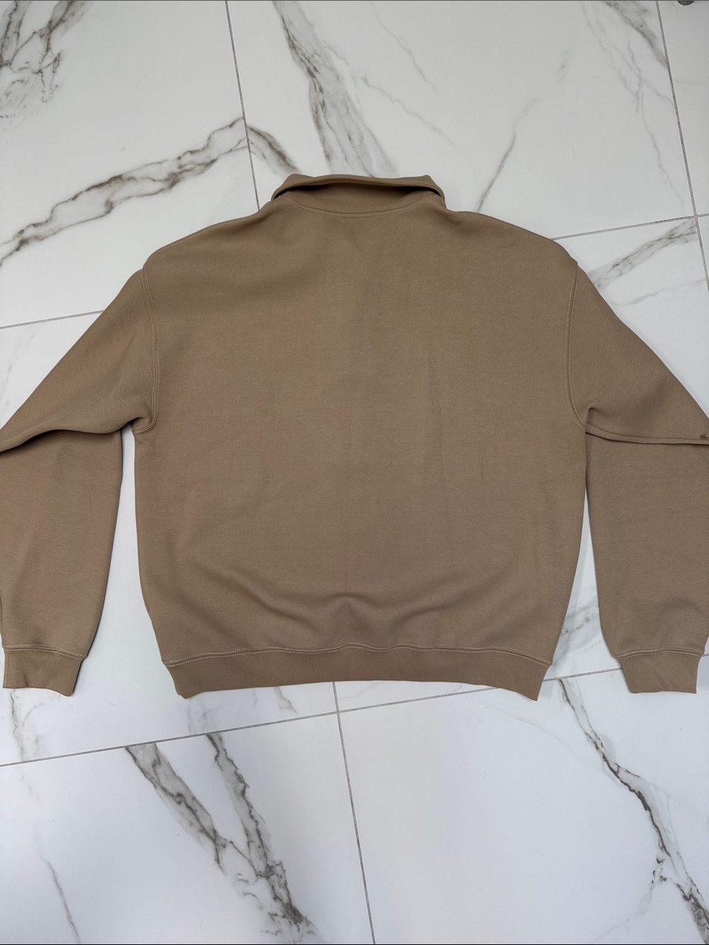 Lacoste Men's Tan Long-Sleeve Polo Sweatshirt - Picture 3 of 3